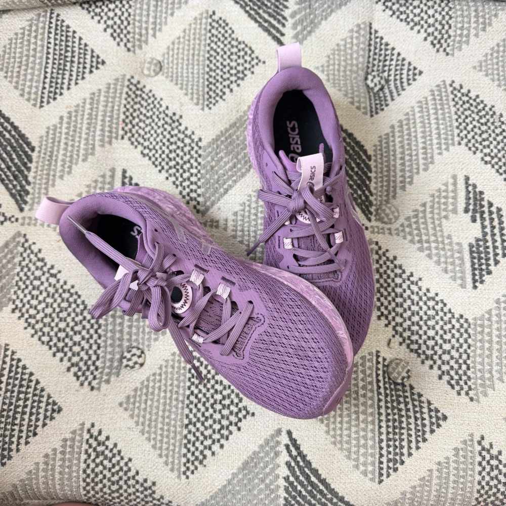 Asics Gel-Nimbus 25 Running Shoes Purple Women 8.5 FF Blast+ Marbled Sole